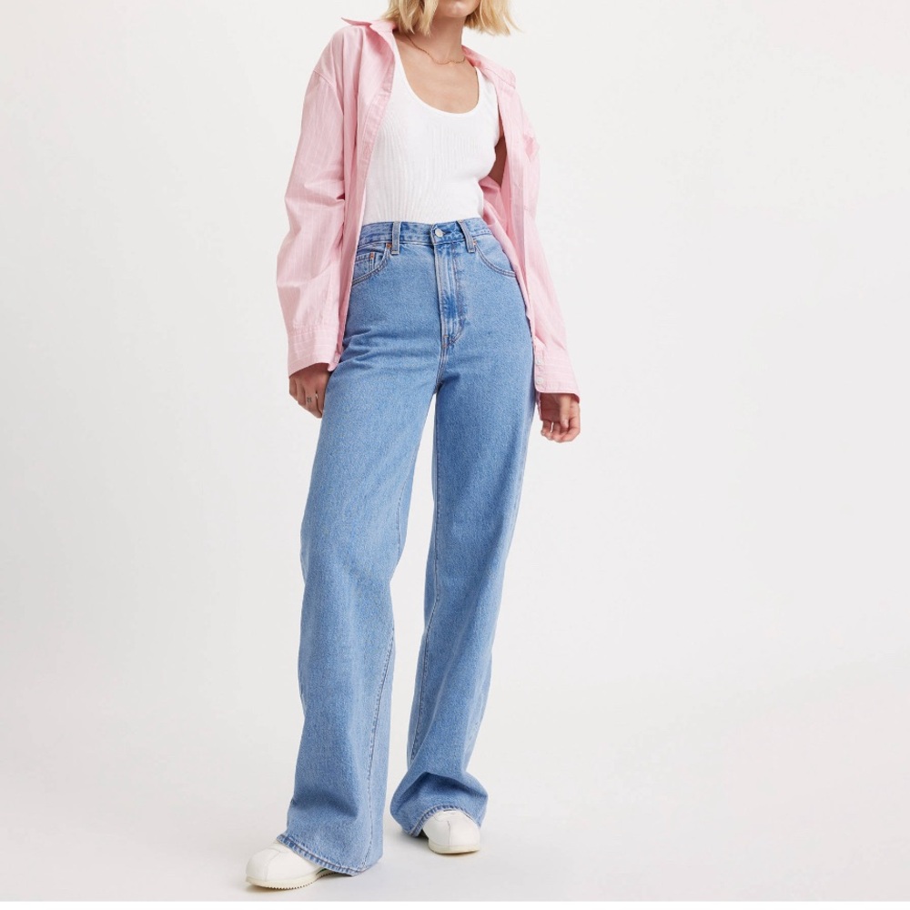 Levis Ribcage Wide Leg Jeans NWT